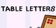 Table Letters PS5